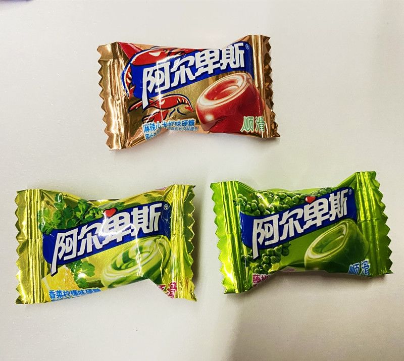 橙伯乐阿尔卑斯新口味奶茶蜜桃乌龙西瓜麻辣小龙虾硬糖散装奶茶味200g