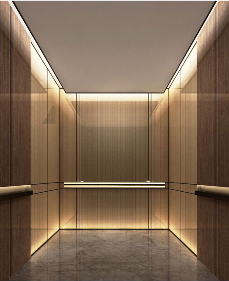 电梯内扶手不锈钢三菱日立电梯扶手轿厢内外装把手圆管酒店别墅金色