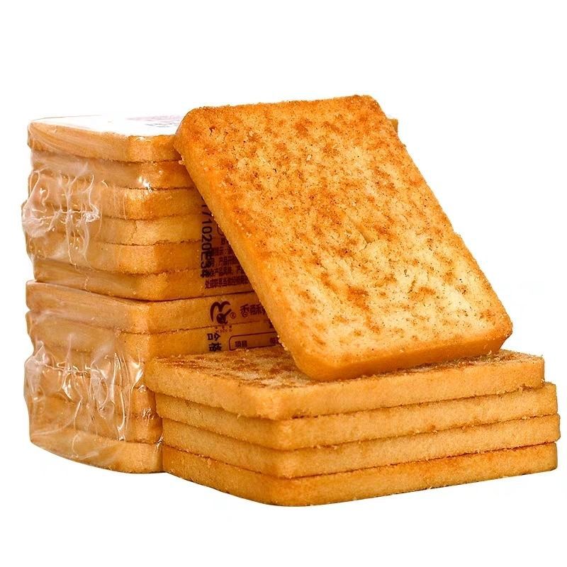 烤馍片散称麻辣烧烤馍片小零食6片装透明包装多种