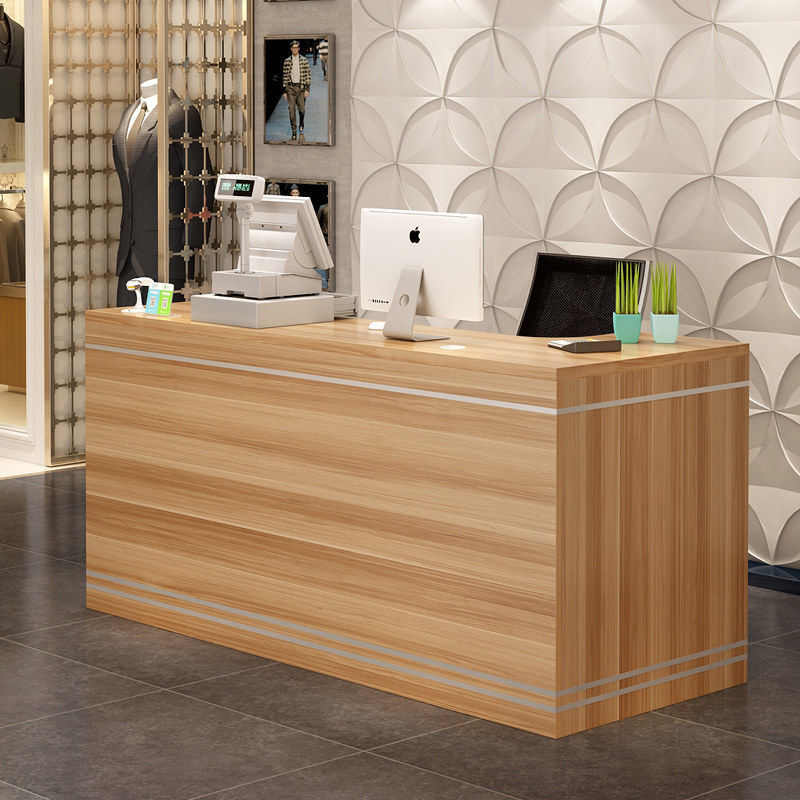 媛丽雅 超市收银台柜台桌店铺便利店转角奶茶商用水果店小型简约现代