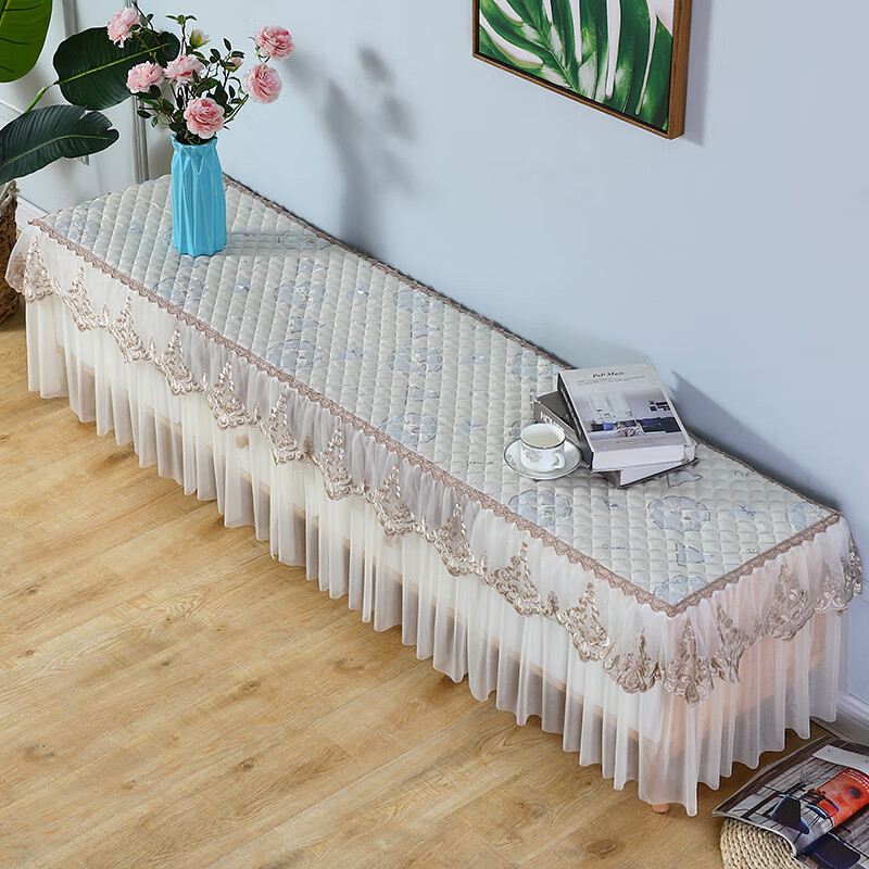 垫2020新款布艺防尘罩布套装国色天香米电视柜布定制尺寸拍下改价格