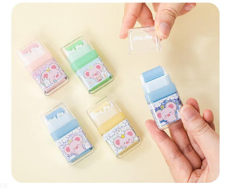 肥皂橡皮一正肥皂橡皮擦小人甜甜星球滚轮橡皮学生涂改擦可爱创意橡皮