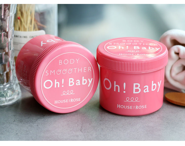 ohbaby磨砂膏冰冰同款日本oh baby 磨砂膏蚕丝精华身体去角质去鸡皮