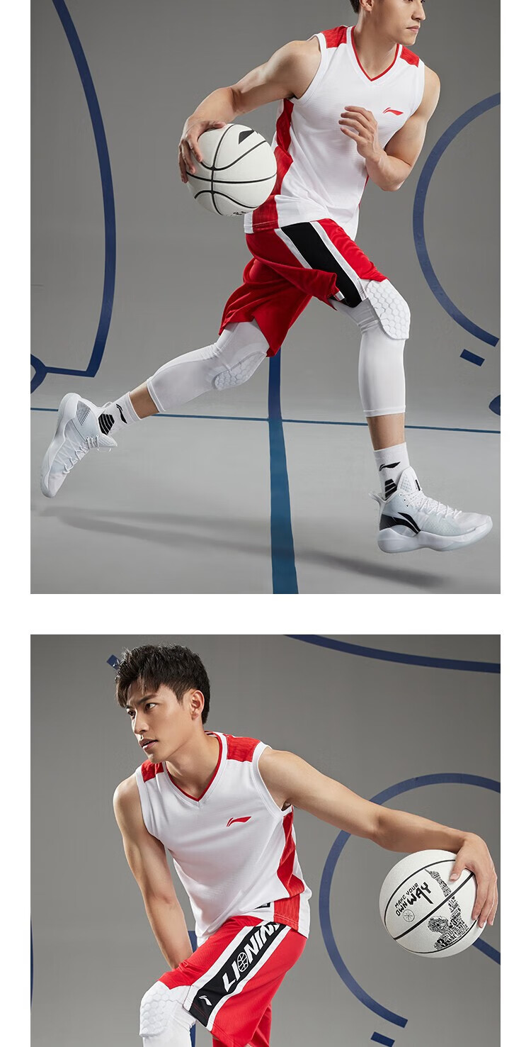 李宁篮球鞋男鞋音速combat hi秋季新款轻便耐磨透气中帮学生球鞋运动