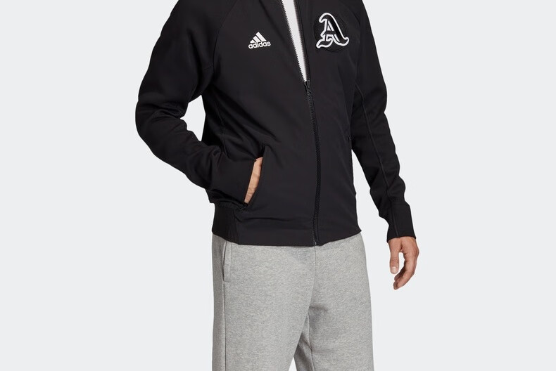 adidas阿迪達斯官網男裝運動夾克外套fq7616 黑色/黑色 a/s(175/92a)