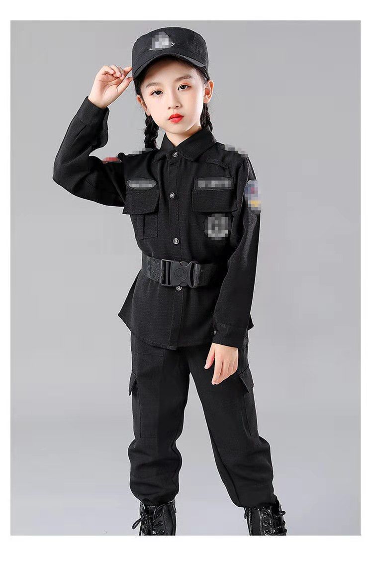 迪士尼disney旗舰特种警察儿童警察衣服小孩子穿的警察套装装备警官