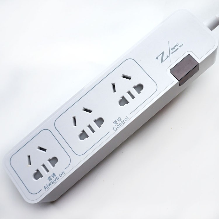 红外遥控智能插排遥控插座遥控开关遥控插座z6三位遥控插