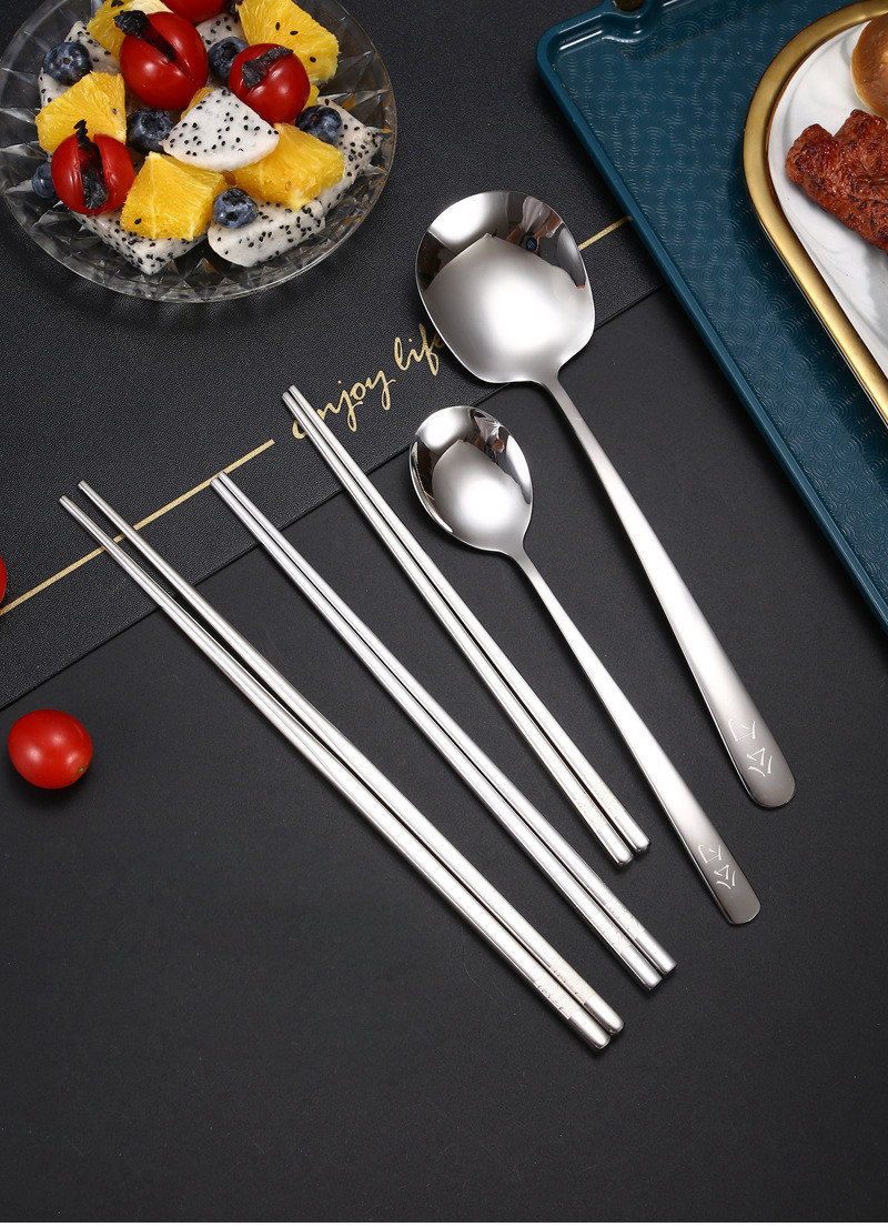 欧凯奇304不锈钢分类勺家用勺子套装专勺公勺主餐勺长柄汤匙饭勺调羹