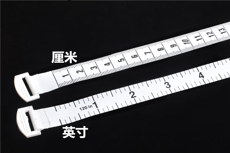 测量三围身高2米3米软尺工具尺寸多功能衣服量度卷尺量衣尺 外蓝内白2