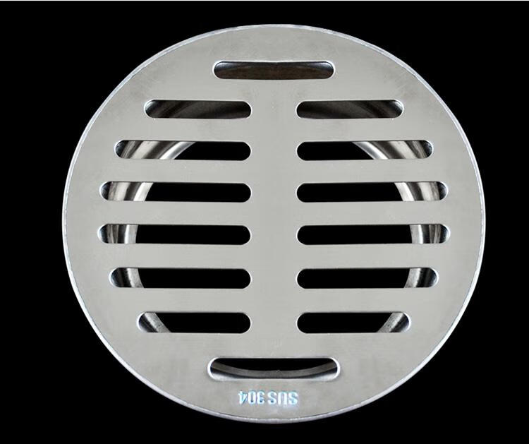 室内户外内插防臭地漏50/75管圆形pvc地漏盖防堵防鼠110管过滤网 pvc