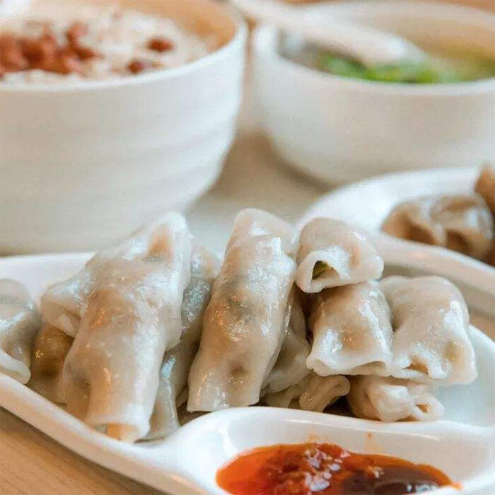 梅陇菜粿饺 潮汕海丰特产小吃 梅陇菜包粿汕尾特色 小米粿菜饺牛肉饼