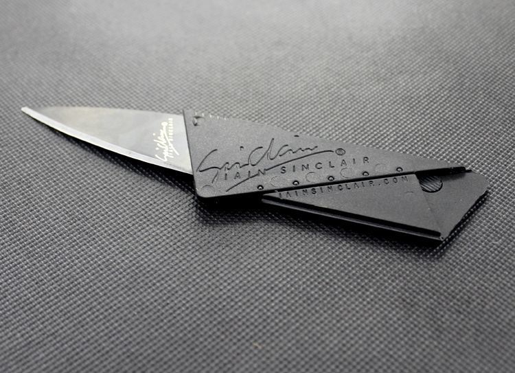 户外野外生存求生卡片刀折叠卡片刀多功能锋利小刀随身便携式信用卡刀