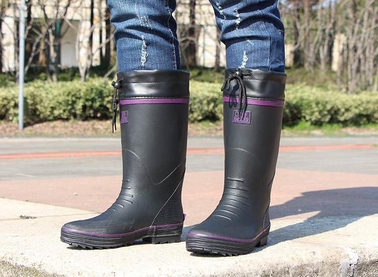 秧田下水靴男高腰雨鞋高筒春夏单款大码防水橡胶钓鱼鞋水鞋套鞋雨靴