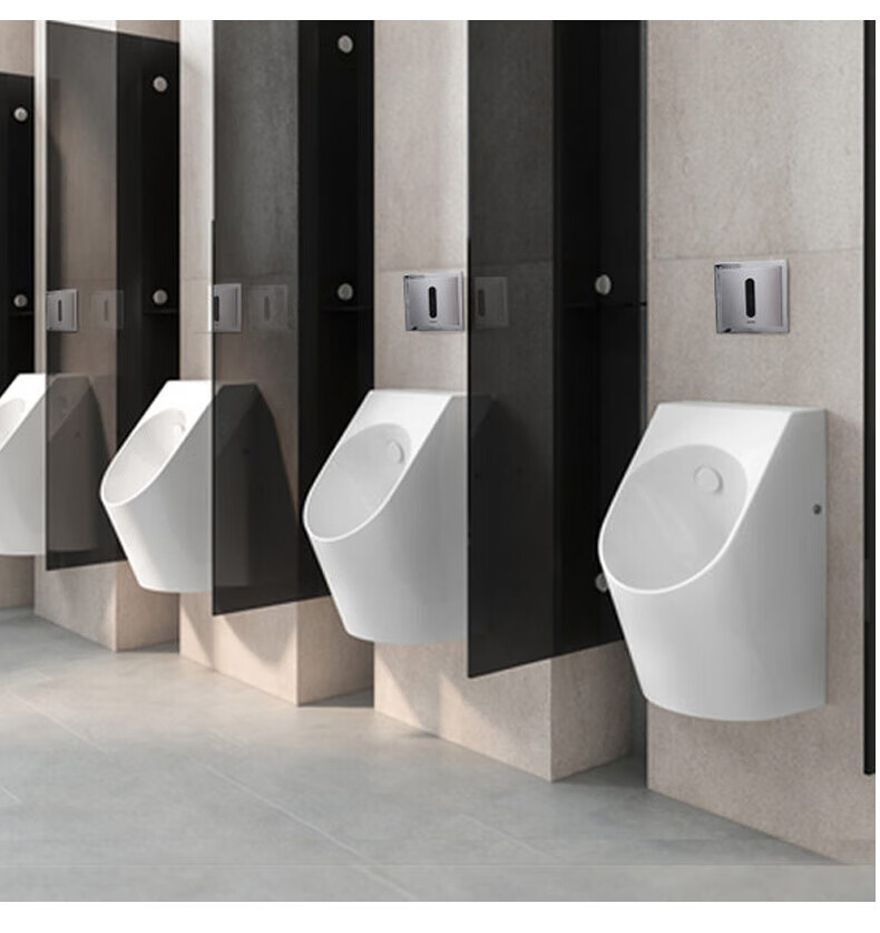 【官方旗舰】小便斗后进水小便器挂墙式壁挂式小便斗感应器门店同款