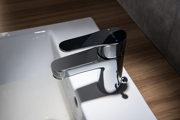 科勒卫浴齐悦洗脸盆面盆台盆龙头单把单孔冷热水龙头16027t-4-cp 面盆