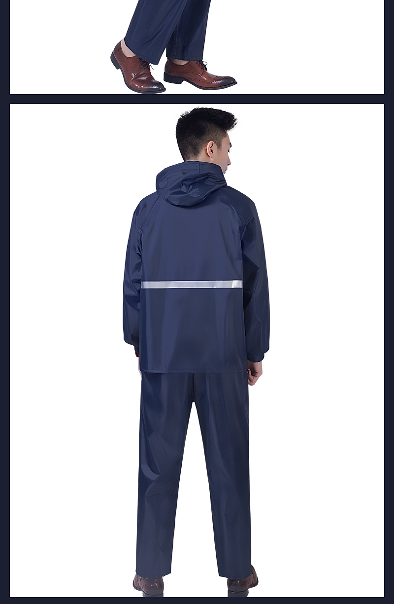 分体雨衣男休闲雨衣雨裤套装加厚防水成人户外男士单人骑行摩托车电动