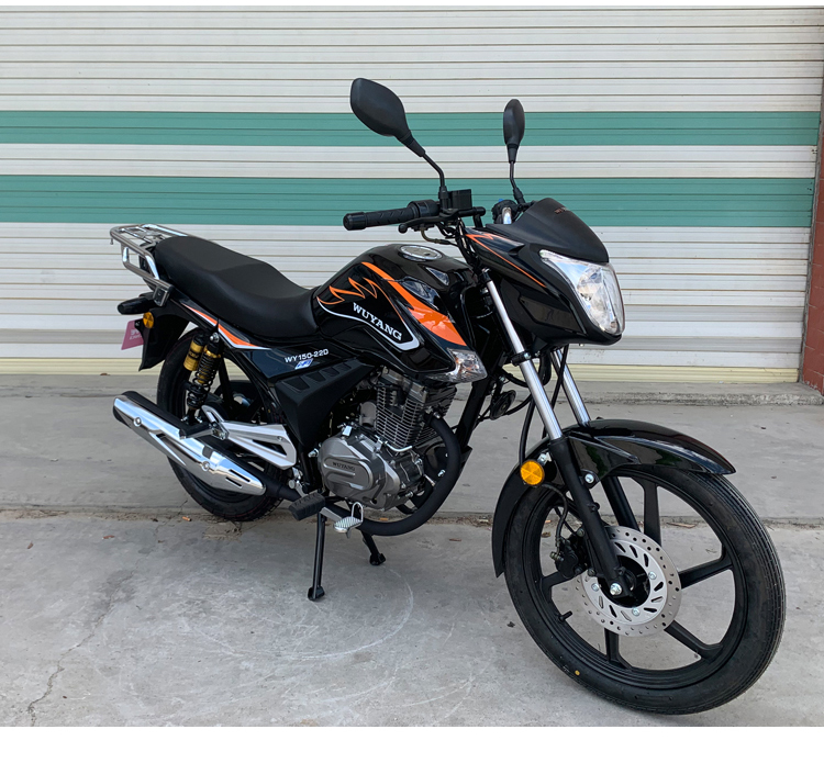 新款摩托车150c五羊牌电喷国四平衡轴链条机锋度适合山区路可上牌五羊