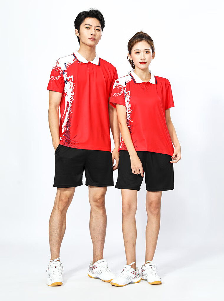 限时秒杀林丹张宁同款2022年世锦赛亚运会男女款速干透气羽毛球服套装