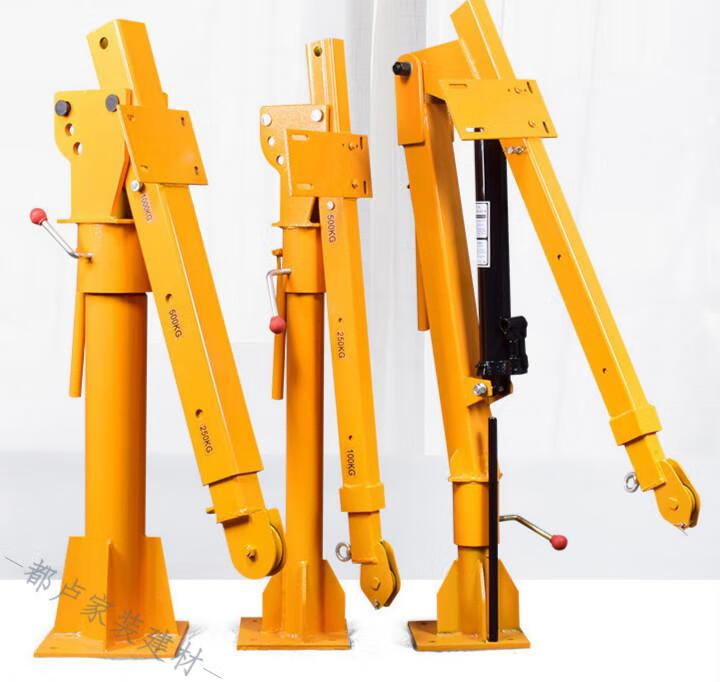 小型吊运机1吨220v家用随车吊机货车起重机定制 12v800公斤整套加厚