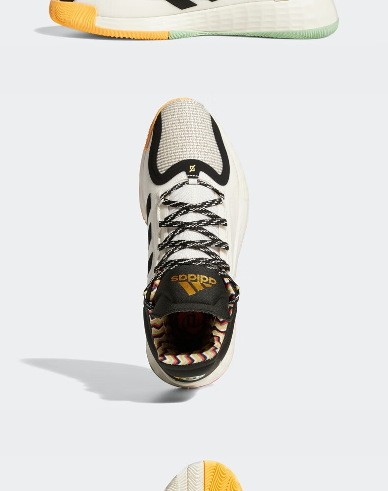 adidas阿迪达斯官网 罗斯11代 中帮男子场上篮球鞋fw8507 粉白/一号黑