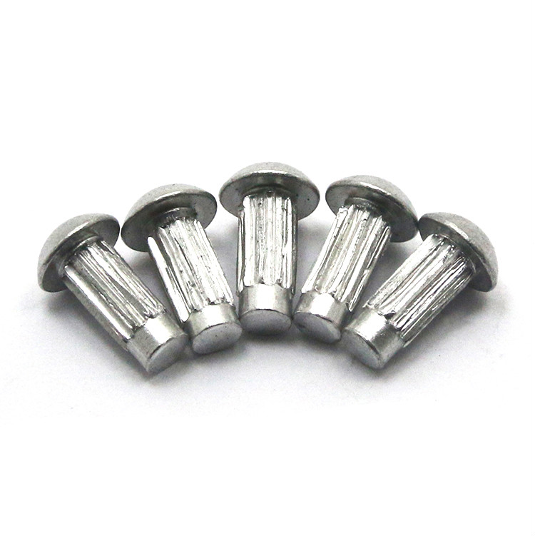 标牌铆钉 gb827滚花铭牌实心 铝铆钉锚半圆头大头铆钉m2m2.