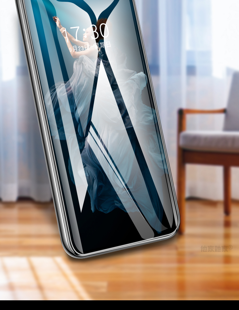 华为荣耀20钢化膜yal-al00全屏honor20玻璃模yai-tloo高清tl00透明yal