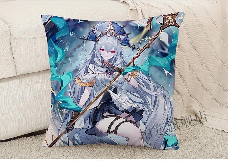 明日方舟周边抱枕定制斯卡蒂虎鲸霜星史尔特尔玩偶动漫二次元枕头 11