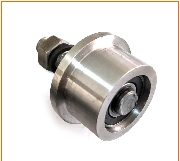 3号8号10号t型钢质单边滑轮货梯升降机槽轮带锥度槽钢轨道轮 14号槽钢