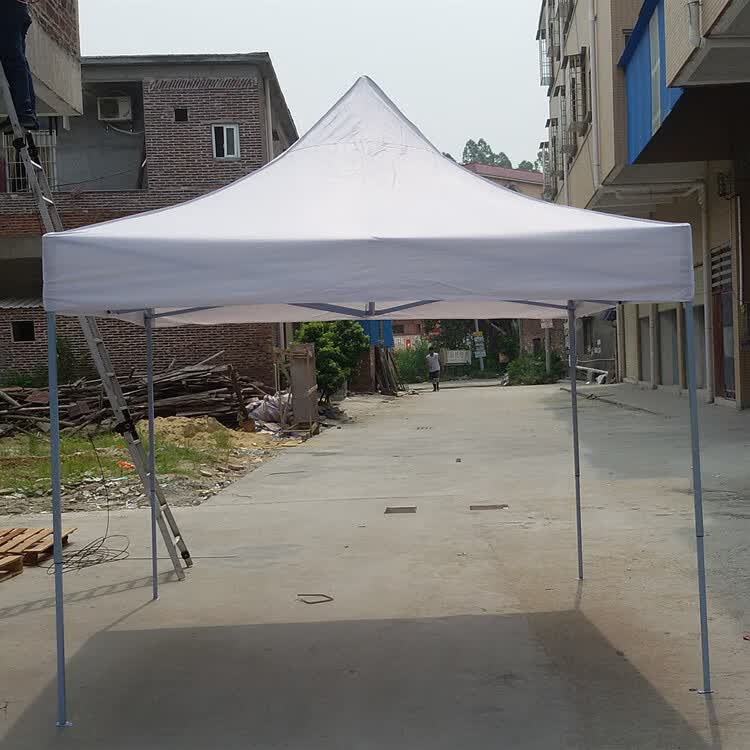 户外广告白色帐篷 遮阳棚 活动四角防雨四方四脚大伞雨棚摆摊用蓬