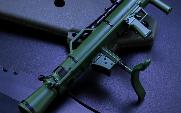 mgl榴弹发射器 吃鸡重火力对决精英mgl榴弹发射器火箭筒合金模型钥匙