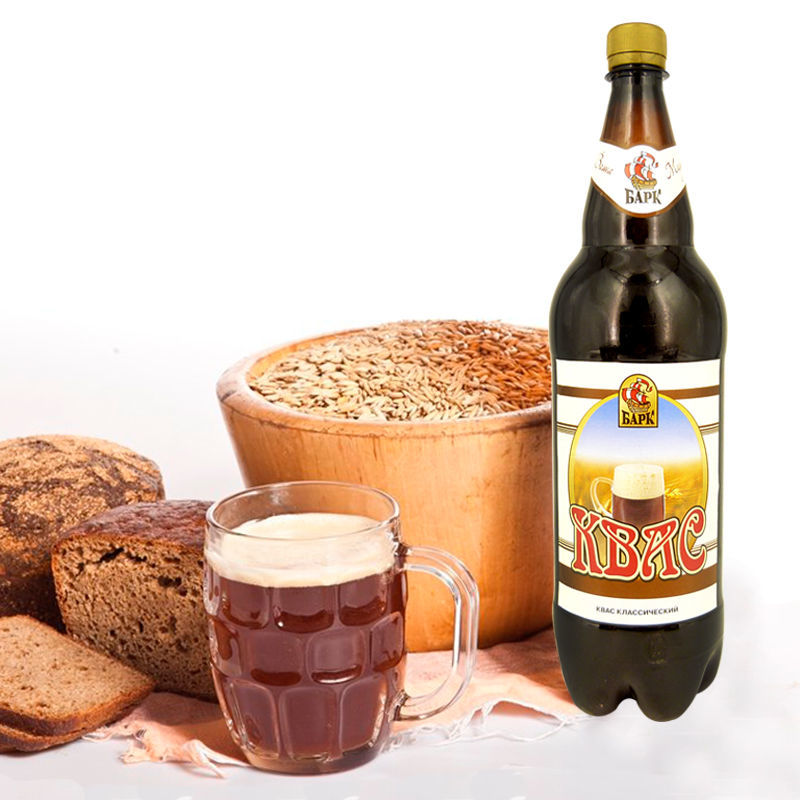 格瓦斯俄罗斯格瓦斯列巴发酵饮料液体面包碳酸饮品帆船牌格瓦斯15升x1