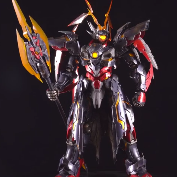 珠筠 吕布末日机甲 王者 吕布天魔缭乱 末日机甲花木兰雕像 阿轲不包