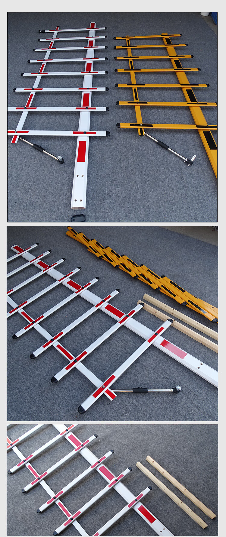 栅栏道闸杆栅栏式停车杆铝合金停车场小区门卫升降栏车挡车杆定制常规