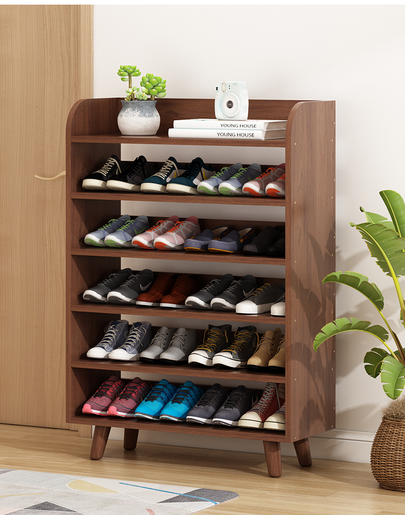 邻木世家 实木鞋架鞋柜家用门口简约现代北欧式玄关防尘结实大容量