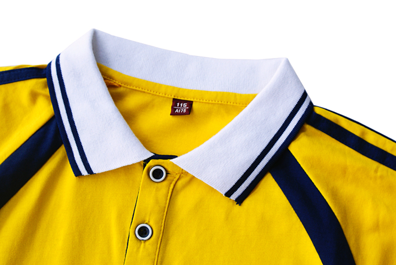 惠州市惠城区中学生校服短袖夏装运动装 黄色1 上衣 160cm【图片 价格