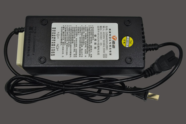 雅迪电动车原装智能充电器48v12ah60v72v20ah第三代原装 y头 雅迪72v