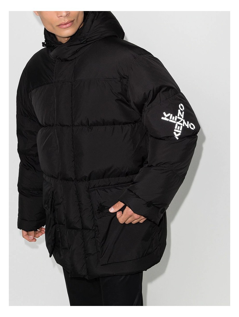 kenzo高田贤三 2020新款 男士连帽羽绒服冬季男款保暖外套 fa65ou5291