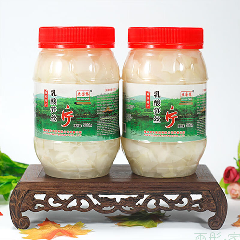 福建福州特产旗山酸笋福清笋米笋丝滑粉煮汤调料900克罐装泡笋片2瓶