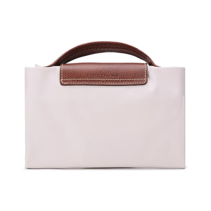 女包longchamp珑骧女士织物折叠手提包卡其色