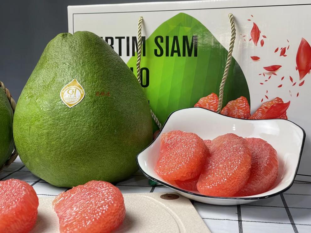 玫栀泰国红宝石柚子红肉柚珍贵红心柚新鲜水果顺丰红宝石蜜柚一个装