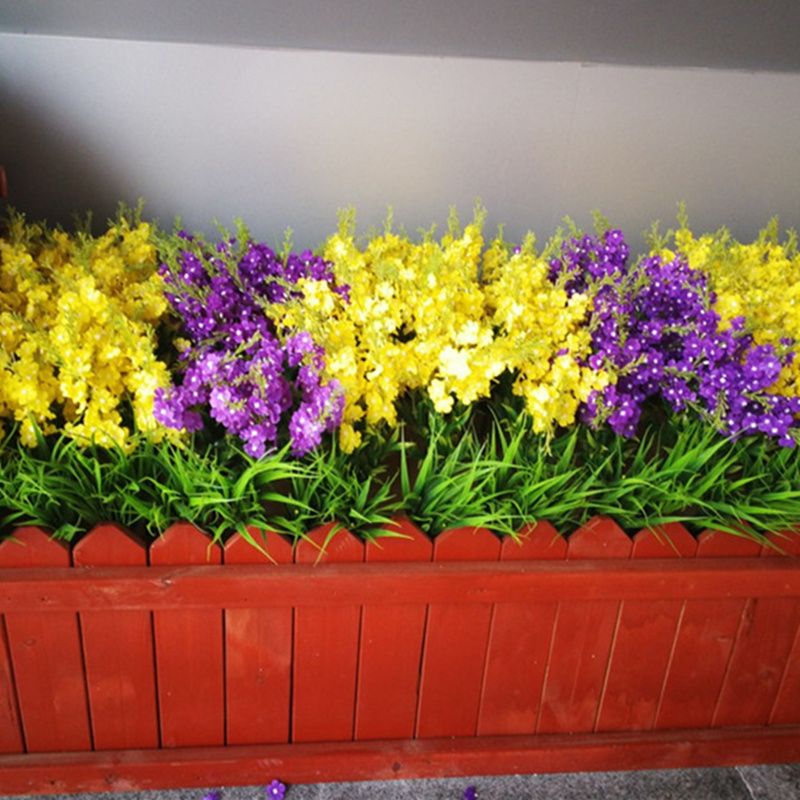 仿真植物墙绿植墙假花假草室内室外背景墙装饰花草绿萝隔断栅栏花