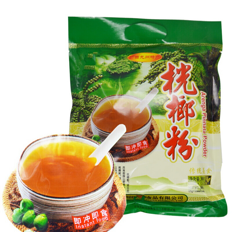 300克(12小包)*3袋 广西龙州特产桄榔粉 桄榔粉10袋