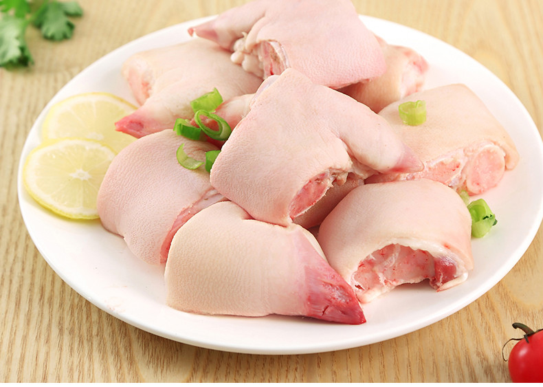 生鲜猪蹄带筋猪蹄新鲜猪蹄整箱猪手整只猪爪干净无脚猪蹄5斤切块