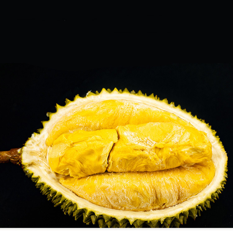 马来西亚猫山王榴莲新鲜进口水果带壳整个d197 顺丰 300g猫山王果肉1
