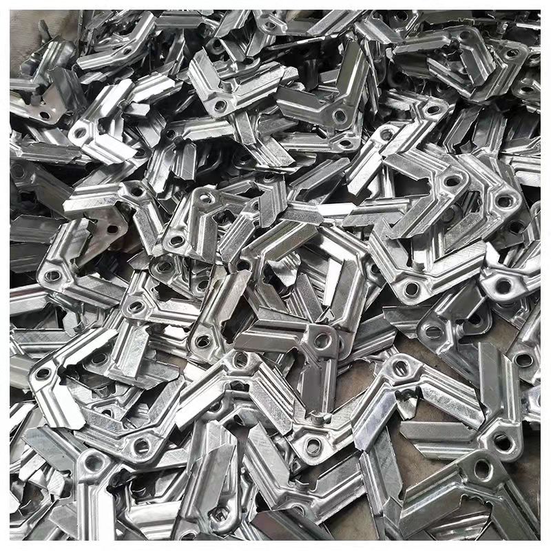 共板法兰风管角码短款10mm镀锌卡条钩码不锈钢通风管道通用配件一袋