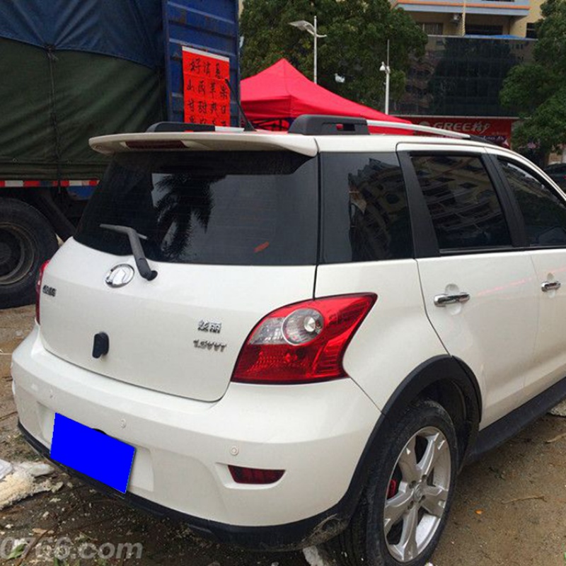 长城炫丽尾翼炫丽带灯改装汽车尾翼顶翼免打孔装饰定风翼原车烤漆钛白