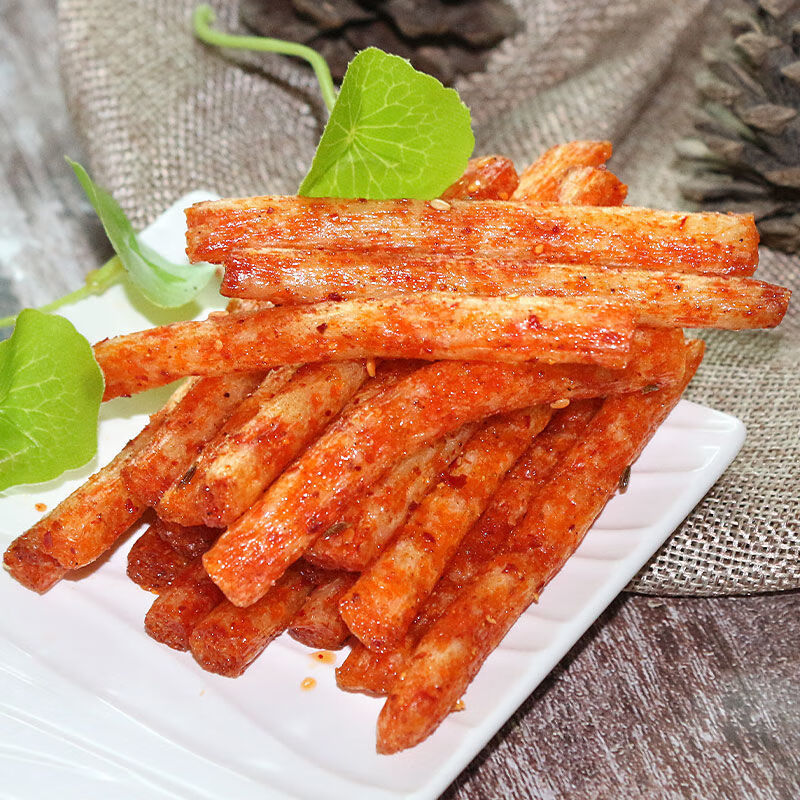 辣翻天辣条湖南特产翻天娃蹄筋16克包辣翻天辣条怀旧零食素食面筋麻辣