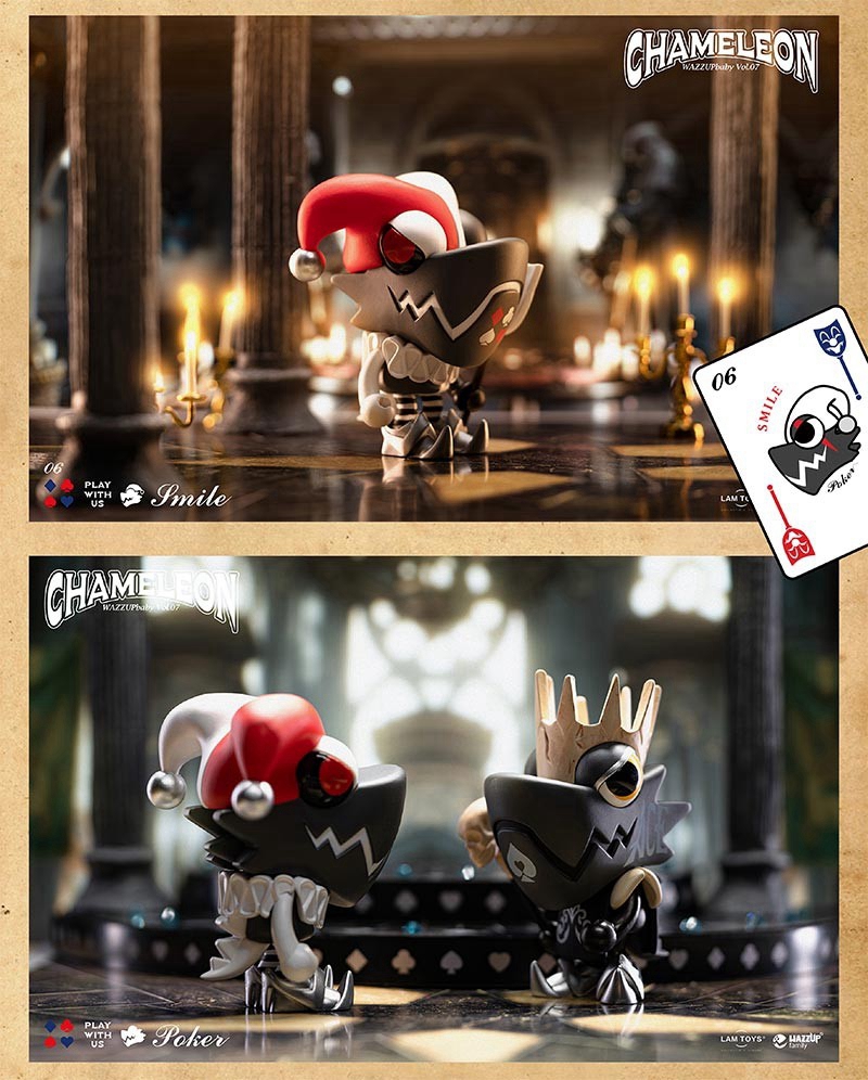 lamtoys变色龙盲盒第7七代扑克王国6限定公仔潮玩男8隐藏确认款 02