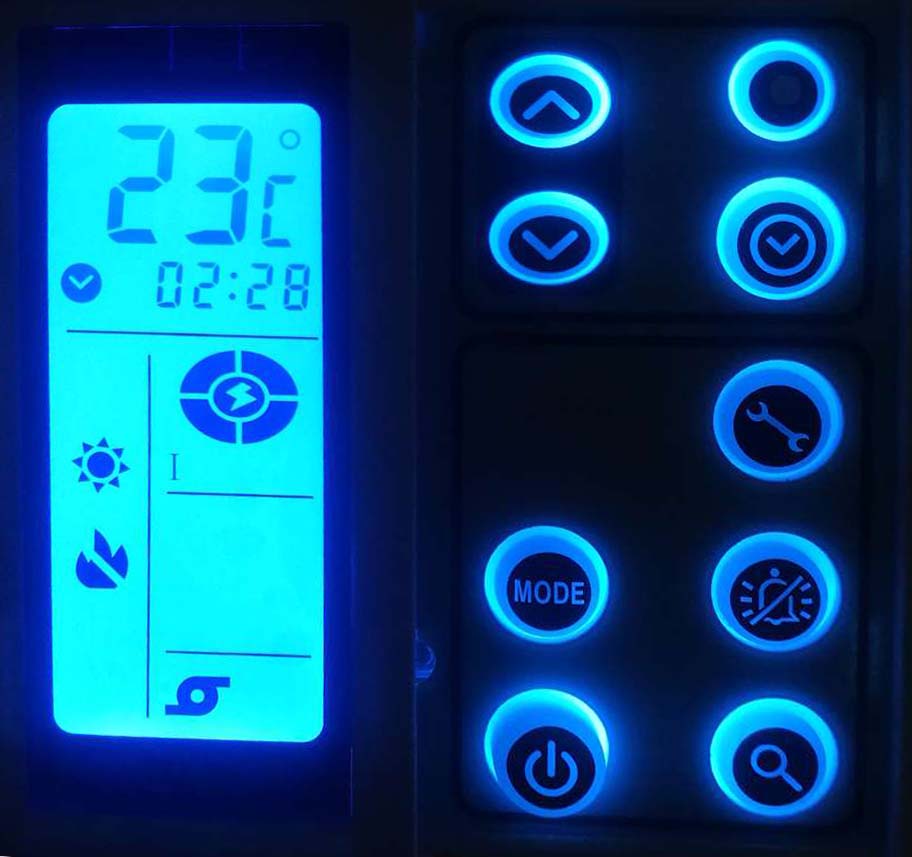 新现货trane特灵空调控制面板线控风冷水机主开关手操器tm77
