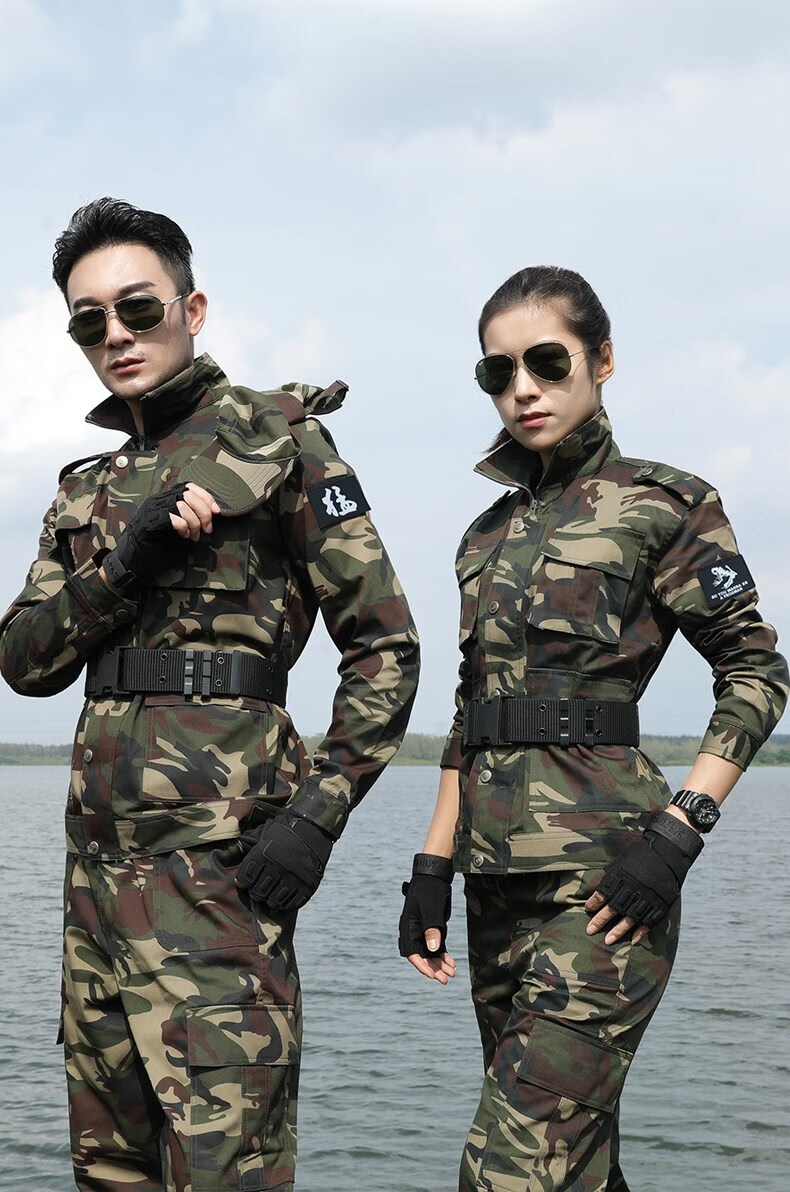 吉普(jeep)迷彩服男套装正版中国2022新式训练秋冬季新款高端工装工作